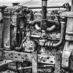 Tractor motor Recovered